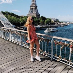 Princess Polly ruffle floral print romper